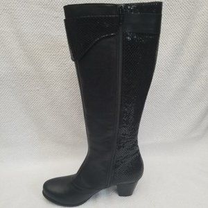 All leather new tall womens boot